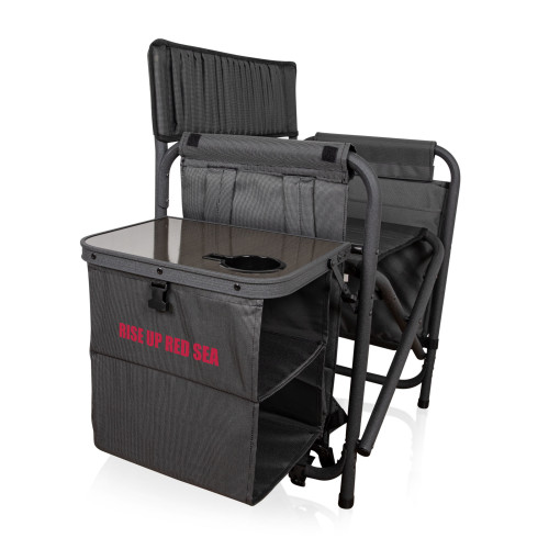 Arizona Cardinals Fusion Camping Chair, (Dark Gray with Black Accents)