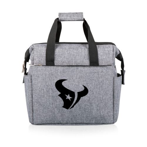 Houston Texans On The Go Lunch Bag Cooler, (Heathered Gray)