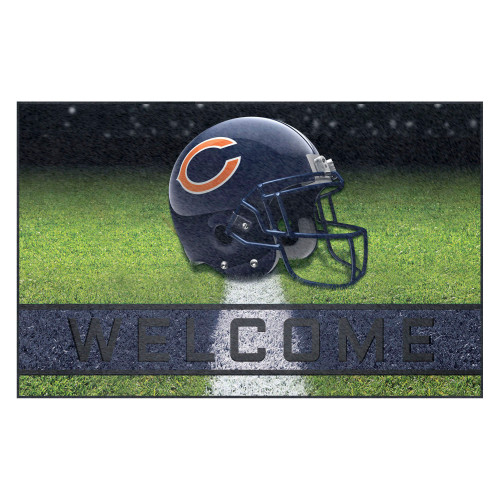 Chicago Bears Crumb Rubber Door Mat "C" Logo Navy