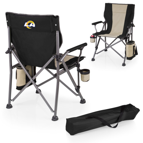 Los Angeles Rams Outlander XL Camping Chair with Cooler, (Black)