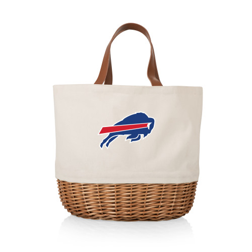 Buffalo Bills Promenade Picnic Basket, (Beige Canvas)