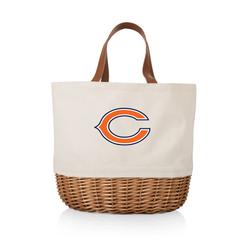 Chicago Bears Promenade Picnic Basket, (Beige Canvas)