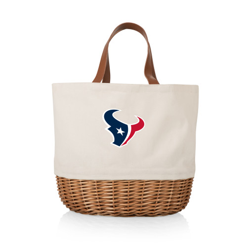 Houston Texans Promenade Picnic Basket, (Beige Canvas)