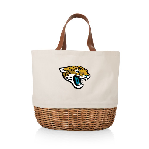 Jacksonville Jaguars Promenade Picnic Basket, (Beige Canvas)