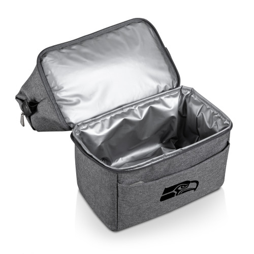 Seattle Seahawks Urban Lunch Bag Cooler, (Gray with Black Accents)