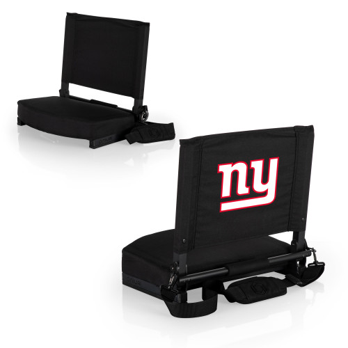 New York Giants Gridiron Stadium Seat, (Black)