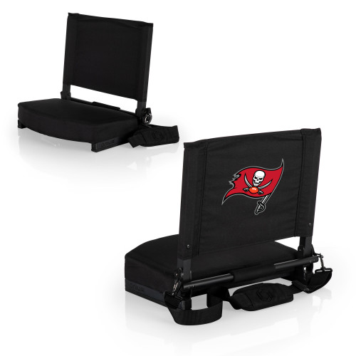 Tampa Bay Buccaneers Gridiron Stadium Seat, (Black)