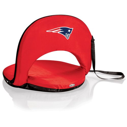 New England Patriots Oniva Portable Reclining Seat, (Red)