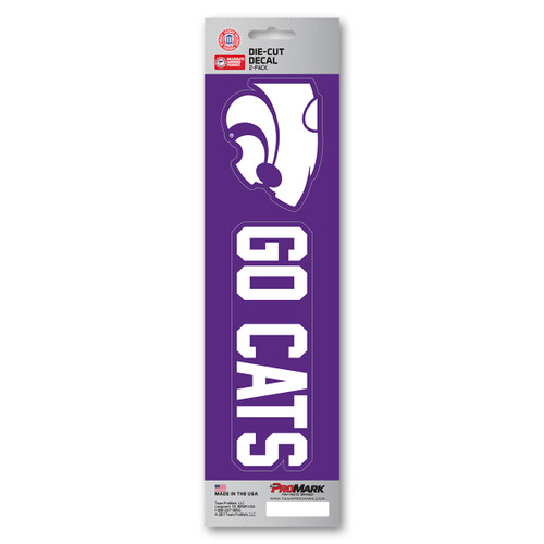 Kansas State Wildcats Team Slogan Decal Primary Logo & Team Slogan