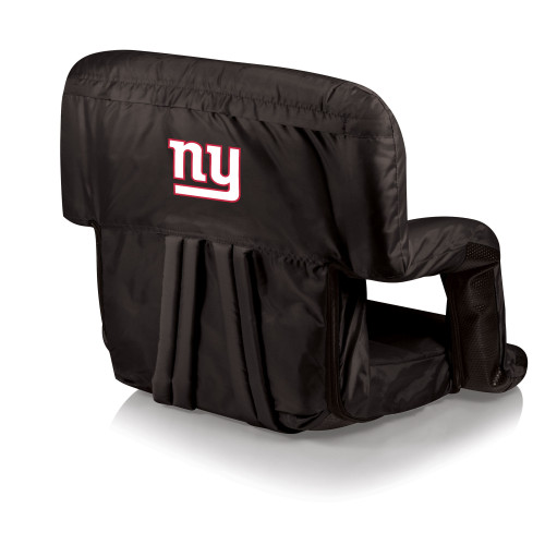 New York Giants Ventura Portable Reclining Stadium Seat, (Black)