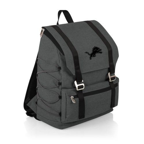 Detroit Lions On The Go Traverse Backpack Cooler, (Heathered Gray)