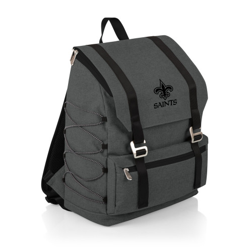 New Orleans Saints On The Go Traverse Backpack Cooler, (Heathered Gray)