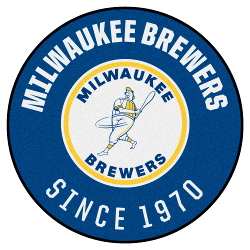 Retro Collection - 1970 Milwaukee Brewers Roundel Mat