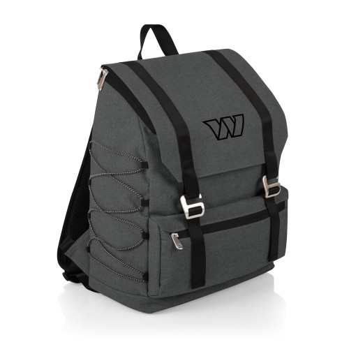 Washington Commanders On The Go Traverse Backpack Cooler, (Heathered Gray)