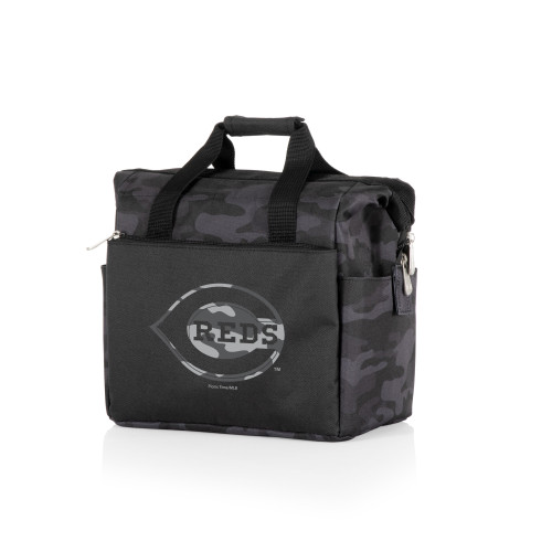 Cincinnati Reds On The Go Lunch Bag Cooler (Black Camo)