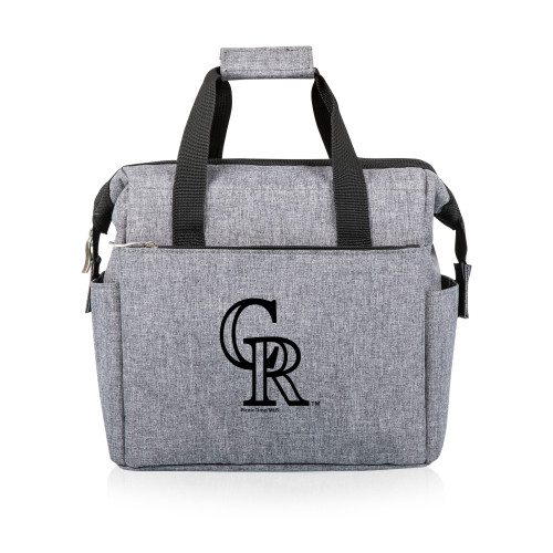 Colorado Rockies On The Go Lunch Bag Cooler (Heathered Gray)