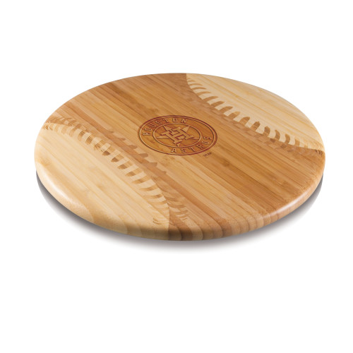 Houston Astros Home Run! Baseball Cutting Board & Serving Tray (Parawood)
