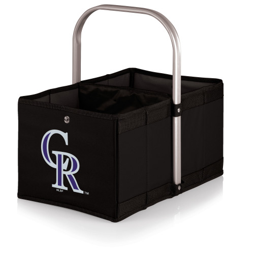 Colorado Rockies Urban Basket Collapsible Tote (Black)