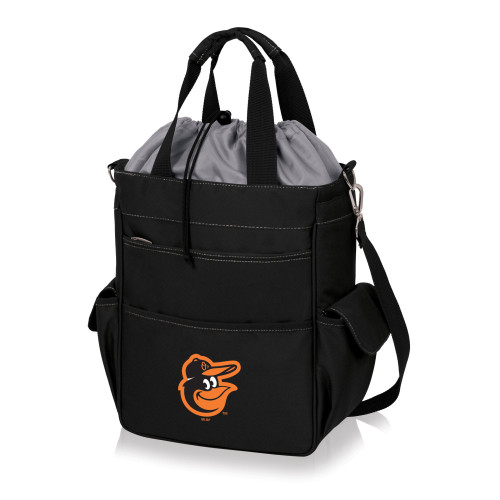 Baltimore Orioles Activo Cooler Tote Bag (Black with Gray Accents)