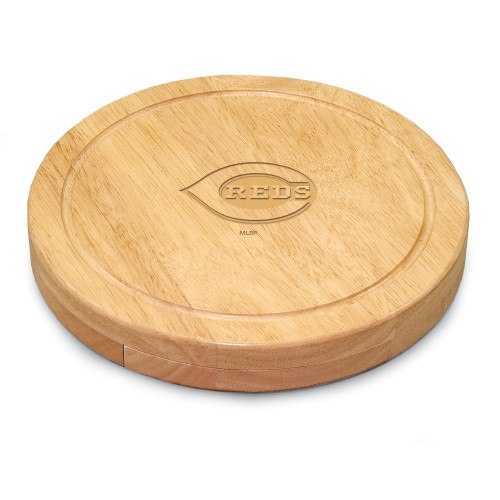 Cincinnati Reds Circo Cheese Cutting Board & Tools Set (Parawood)