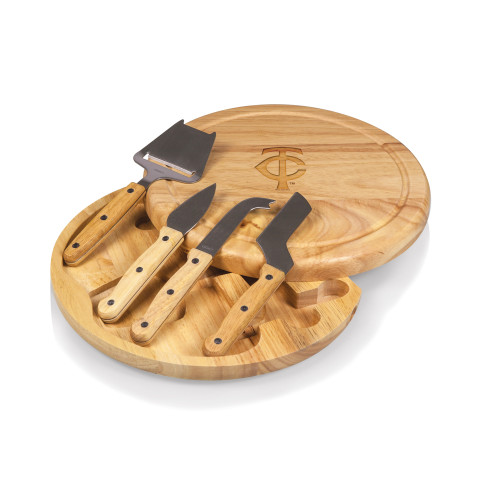 Minnesota Twins Circo Cheese Cutting Board & Tools Set (Parawood)