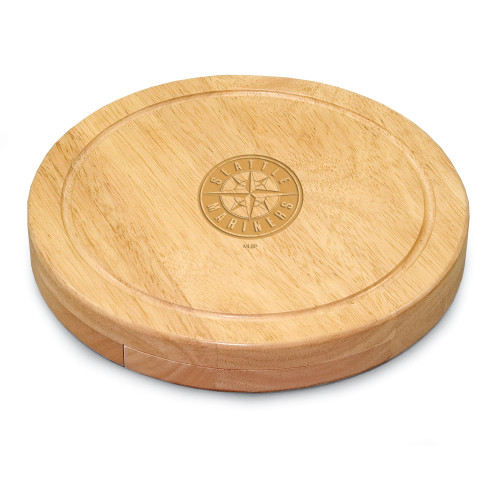 Seattle Mariners Circo Cheese Cutting Board & Tools Set (Parawood)