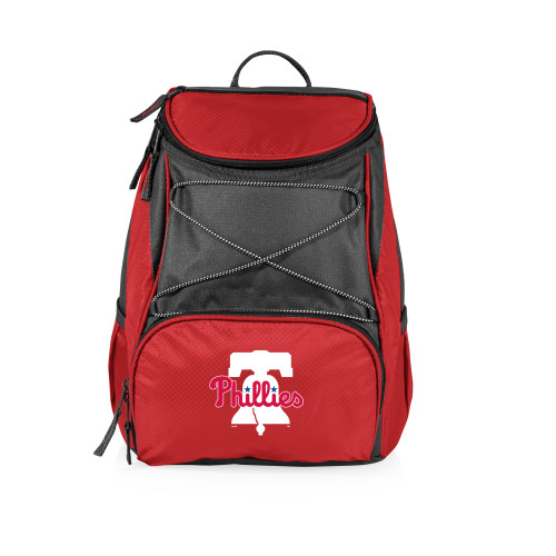 Philadelphia Phillies PTX Backpack Cooler (Red with Gray Accents)