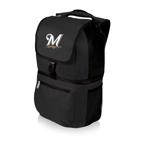 Milwaukee Brewers Zuma Backpack Cooler (Black)