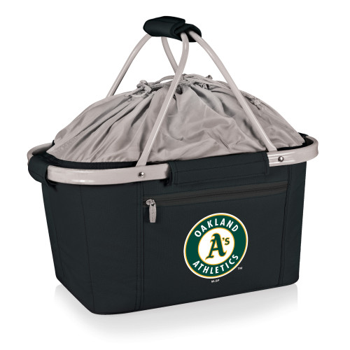 Oakland Athletics Metro Basket Collapsible Cooler Tote (Black)