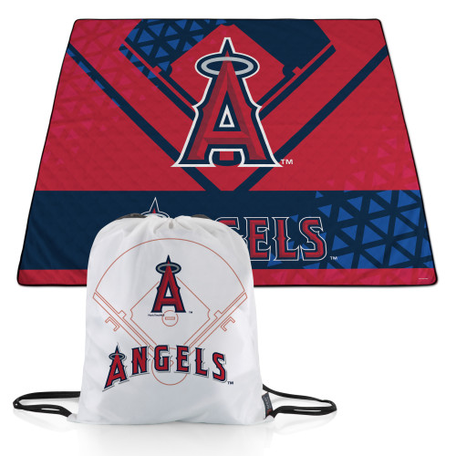 Los Angeles Angels Impresa Picnic Blanket (Black & White)