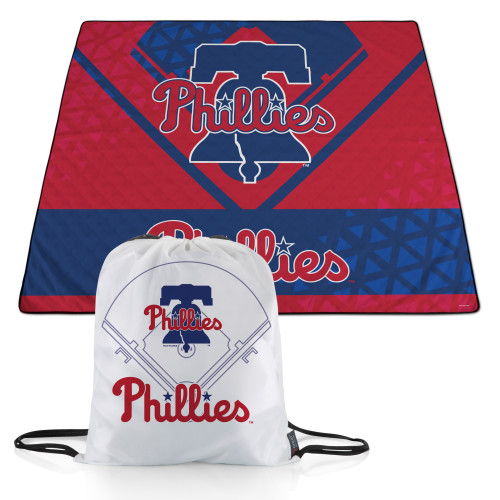 Philadelphia Phillies Impresa Picnic Blanket (Black & White)
