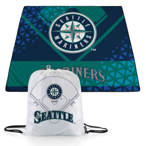 Seattle Mariners Impresa Picnic Blanket (Black & White)