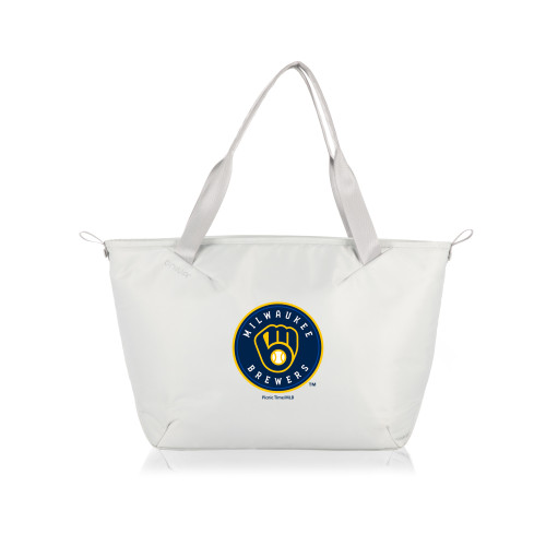 Milwaukee Brewers Tarana Cooler Tote Bag (Halo Gray)
