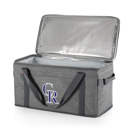 Colorado Rockies 64 Can Collapsible Cooler (Heathered Gray)