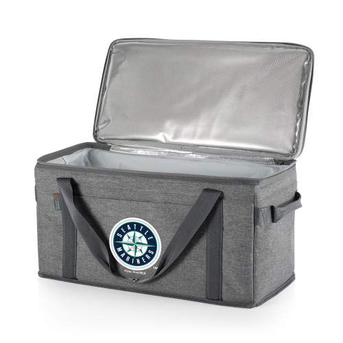 Seattle Mariners 64 Can Collapsible Cooler (Heathered Gray)