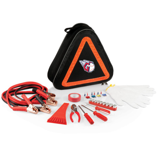 Cleveland Guardians Roadside Emergency Car Kit (Black with Orange Accents)