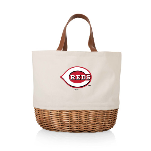 Cincinnati Reds Promenade Picnic Basket (Beige Canvas)