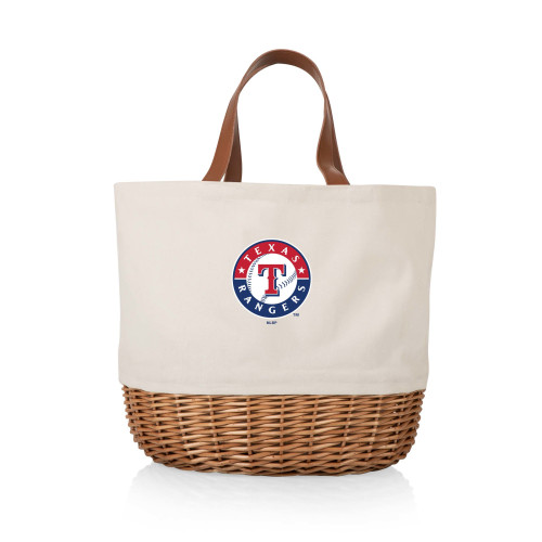 Texas Rangers Promenade Picnic Basket (Beige Canvas)