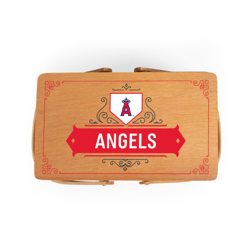 Los Angeles Angels Poppy Personal Picnic Basket (Beige)