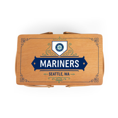 Seattle Mariners Poppy Personal Picnic Basket (Beige)