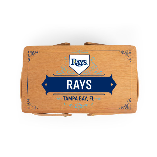 Tampa Bay Rays Poppy Personal Picnic Basket (Beige)