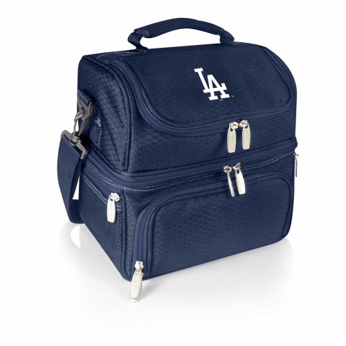 Los Angeles Dodgers Pranzo Lunch Bag Cooler with Utensils (Navy Blue)