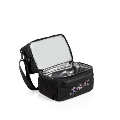 Detroit Tigers Tarana Lunch Bag Cooler with Utensils (Carbon Black)