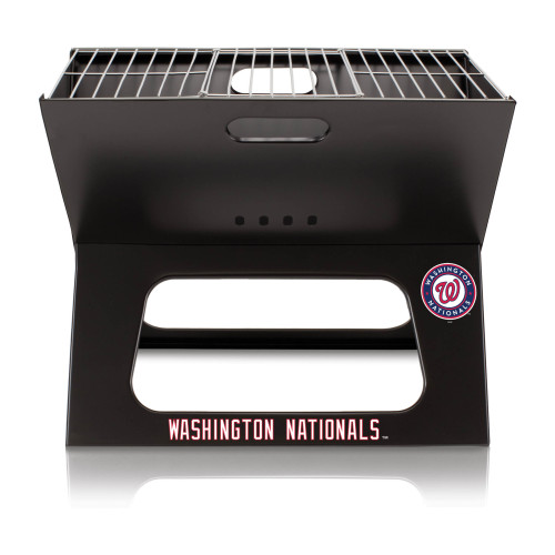 Washington Nationals X-Grill Portable Charcoal BBQ Grill (Black)