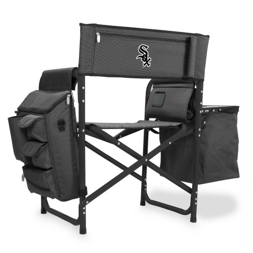 Chicago White Sox Fusion Camping Chair (Dark Gray with Black Accents)