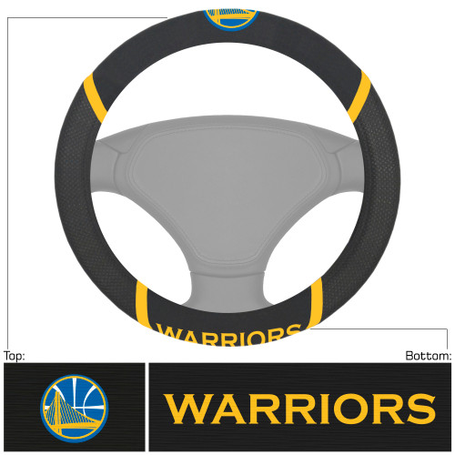 NBA - Golden State Warriors Steering Wheel Cover 15"x15"