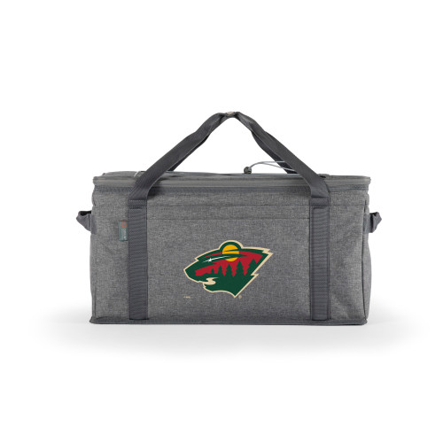 Minnesota Wild 64 Can Collapsible Cooler, (Heathered Gray)