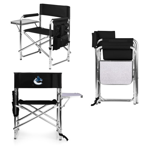 Vancouver Canucks Sports Chair, (Black)