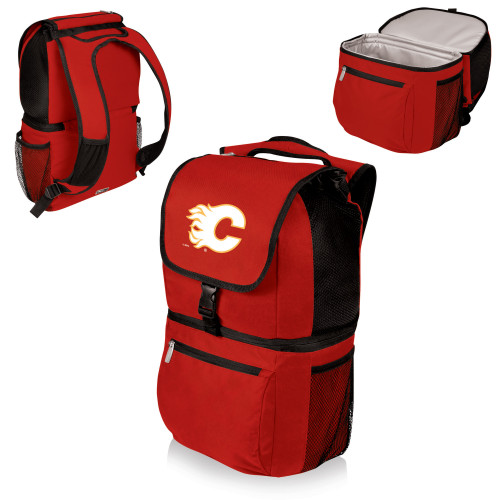 Calgary Flames Zuma Backpack Cooler, (Red)
