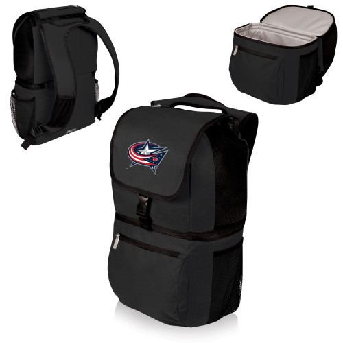 Columbus Blue Jackets Zuma Backpack Cooler, (Black)
